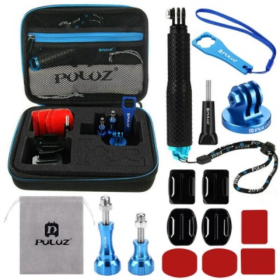Photo of PULUZ 16" 1 CNC Metal Accessories Combo Kit with EVA Case for GoPro
