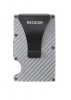 MICAIAH Minimalist Carbon Fiber Wallet RFID - Silver Photo