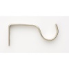 Decor Depot 32 mm Steel Rod Sngl Bracket Brushed Silver Photo