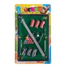 Snooker Set - Sporting Accessories - BPA Free Plastic - Mini - 25 Pieces Photo