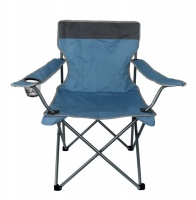 Leisure Quip Leisure Quip Spectator Camping Chair BlueGrey 100kg