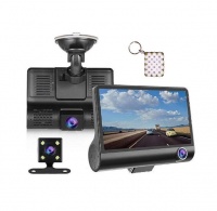 3 Camera in 1 Dashboard Camera With Keychain