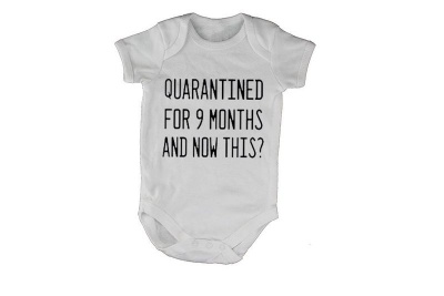 Photo of BuyAbility Quarantined for 9 Months - Short Sleeve - Baby Grow
