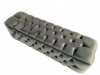 Decorist Home Gallery Ottoman - Grey Velvet Storage Small Size Photo