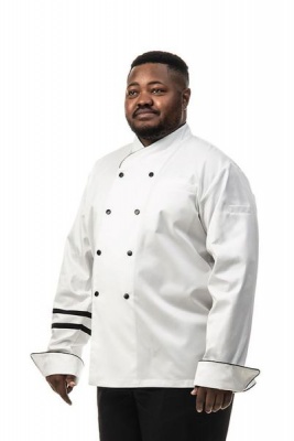 Photo of SiChef Men's Serrano Executive Chef Jacket - White