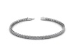 0.76ct Diamond Vintage Halo Bracelet - 18K White Gold Photo