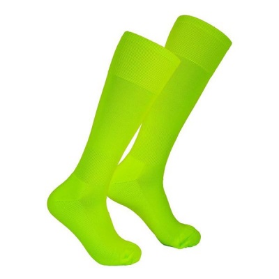 Photo of Premier Sportswear 100% Nylon Soccer Socks Plain Neon Yellow - Pack of 14 Pairs
