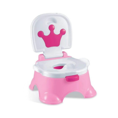 Toilet Potty Training Stepstool Seat Chair Pink