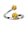 Crystalize 925 Silver November Birthstone Ring with Swarovski Crystals Photo