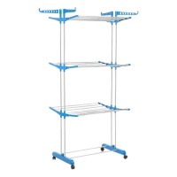 Stainless Steel Double Pole 3 Layer Cloth Drying Stand
