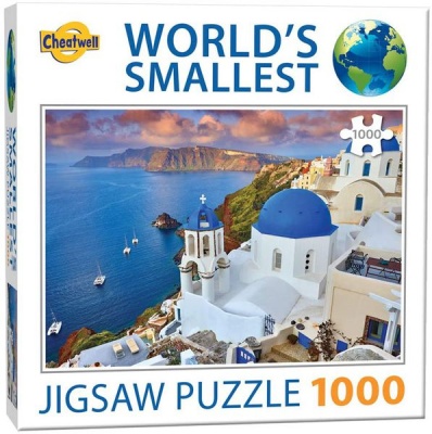 Photo of Worlds Smallest World's Smallest 1000 Piece Puzzle-Santorini