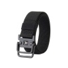 Double Loop Metal Buckle Canvas Tactical Belt-Black Photo