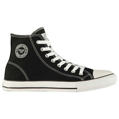 Photo of SoulCal Mens Canvas High Trainers - Black [Parallel Import]