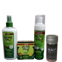 ORS Olive Wrap Mousse Coil Calm Detangler with Edge Control Hair Stick