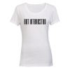 Not Interested - Ladies - T-Shirt Photo