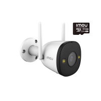 IMOU Bullet 2 Outdoor 4MP Wi Fi Camera with 64GB Micro SDXC Card