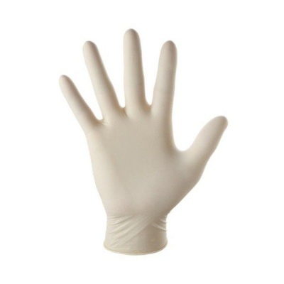 Photo of Golden Hands Latex powdered gloves Large