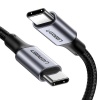 UGreen USBC 100W PD3.0 5A 1m Braided Cable-BK Photo