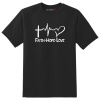 Just Kidding Kids "Faith Hope Love" Short Sleeve T-Shirt -Black Photo