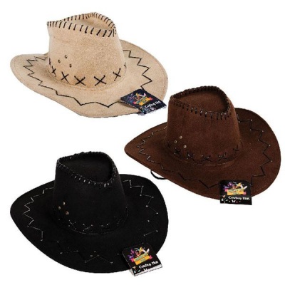 Photo of Dress Up - Cowboy Hat - Adult - Party Outfits - Assorted Colours - 3 Pack