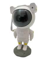 Astronaut Galaxy Night Light Projector white