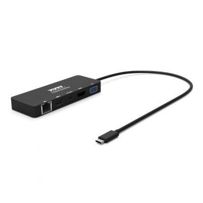 Photo of Port Connect Type-C Office & Travel Docking Station - Black