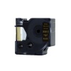 PUTY Compatible Dymo TT-DD45814 Gold on Black 19mm Label Tape Photo