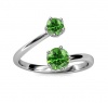 Crystalize 925 Silver August Birthstone Ring with Swarovski Crystals Photo