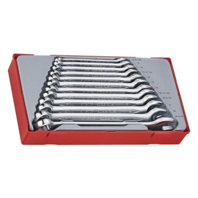 Photo of Teng Tools - Metric Combination Spanner Tray 12 Pieces - TT1236