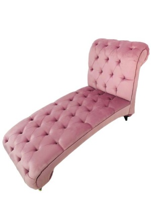 Photo of Decorist Home Gallery Diyahne - Pink Chaise Lounge Chair