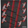 8 piecesS 2.0-10.0mm T-HANDLED HEXBALLDRIVER SET WITH FOAM T0691 Photo