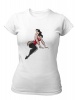 PepperSt Ladies White T-Shirt - Vintage Woman Photo