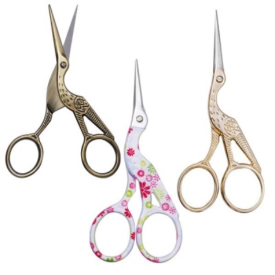 Photo of Sewing Craft Scissors Set of 3 Pink 9cm