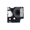 PUTY Compatible Dymo TT-DD45800 Black on Clear 19mm Label Tape Photo