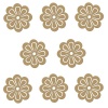 Studeo39 - Laser Cut MDF Coaster Set - Flower Design Photo