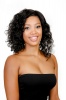 Joedir Virgin Brazilian Human Hair Lace Parting Wig Mobile 1B Photo