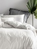 Linen House - Anya duvet cover set - smoke Photo