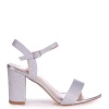 Linzi SKYLINE Heels - Silver Glitter Photo