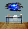 WallArt Studios Hole in the Wall Galaxy Wall Sticker Photo