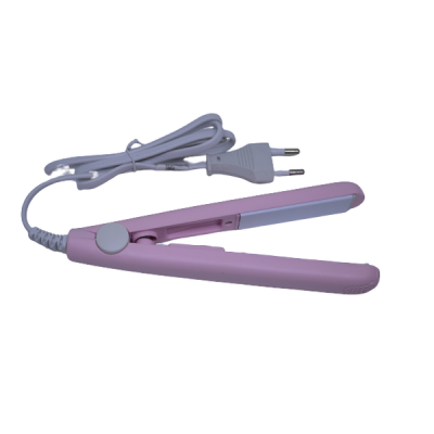 Kiddies Portable Hair Curler Straightener Pink