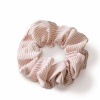 Twisty Bobbles Twisty Scrunchie Pinky Stripes - Pink with White Stripes Photo