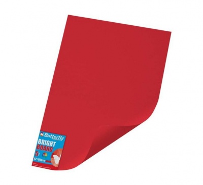 Photo of Butterfly - A2 - Bright Board - Red -10s - 2 Pack