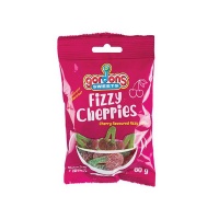 Gordons Sweets Soft Gum Sweets Fizzy Cherry 60g 8 Pack