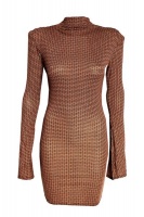 SassyChic Dayle Dress Rust