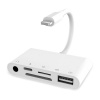 SIXTEEN10 5-in-1 Lightning USB SD OTG Camera Adapter with Charging Port Photo