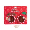 Bulk Pack x 4 Xmas Dress Up Elf Glasses 16cm Photo