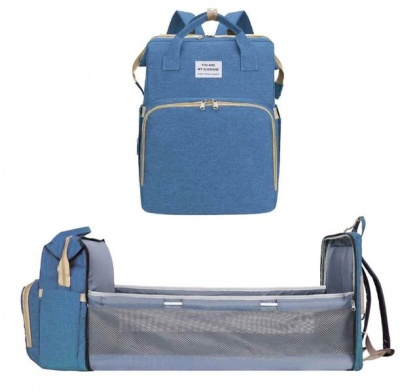 Photo of Travel Nappy Bag and Folding Bed