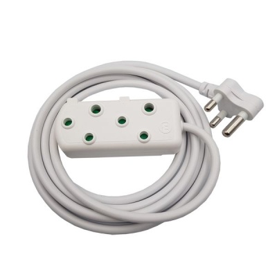 Photo of Ellies: 3m Heavy Duty Extension Electrical Lead / Cord / Cable 1.5mm White