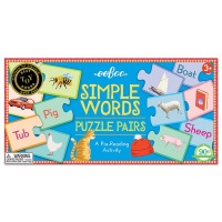 eeBoo Simple Words Puzzle Pairs