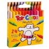 Toy Color Hanger Pack Wax Crayons: 24 Colours Photo